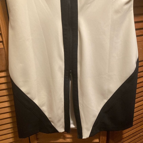 Marisa Kenson Collection Tiffany Ivory & Black Short Sleeve Dress - Picture 13 of 16